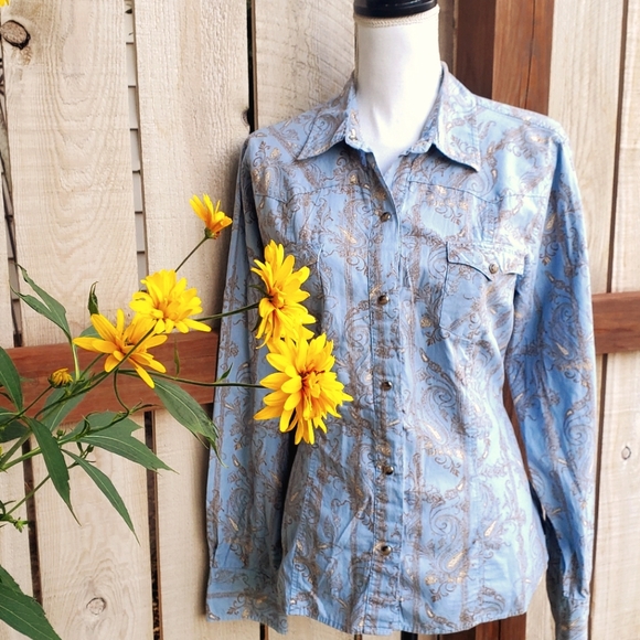 ROPER Western Snap Button-up- Size L (EUC) - Picture 6 of 11